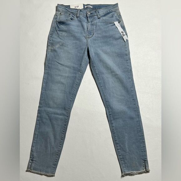 Kensie| NWT High Rise Raw Hem Skinny Jeans - Picture 1 of 7